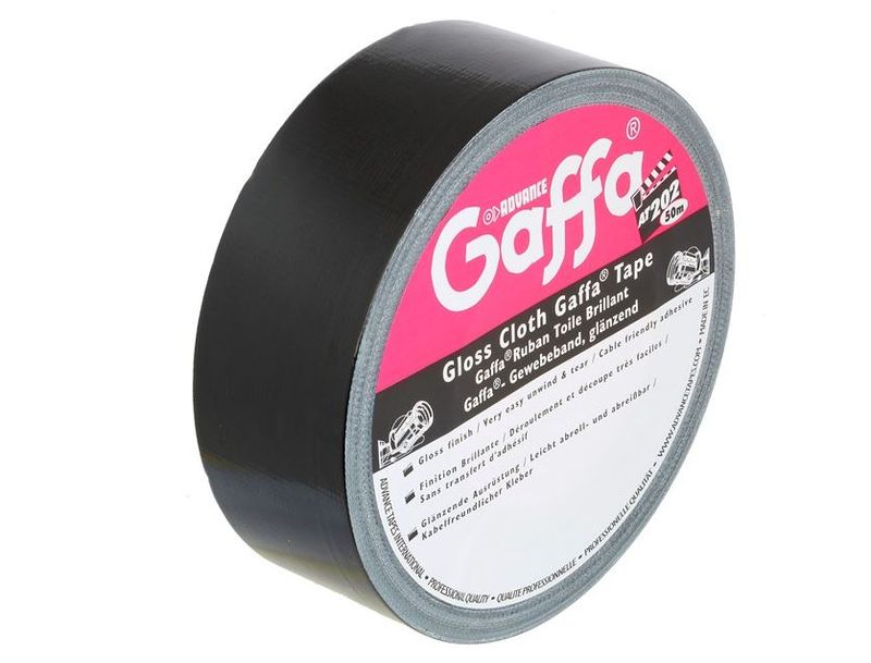 Gaffa Svart 50 mm x 50m